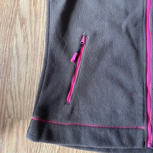 Rocky Pink Camo Patch Fleece Vest Brown Large - Picture 5 of 9